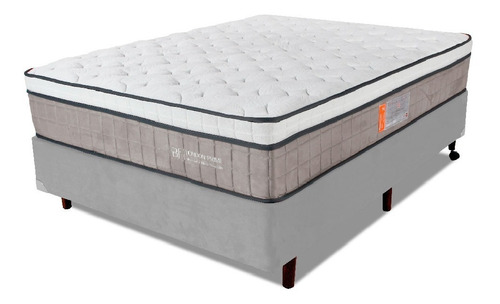 Cama Box Colchão Casal Molas Ensacadas Pillow Nasa 138cm