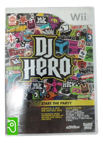 Dj Hero Juego Original Nintendo Wii (Reacondicionado)