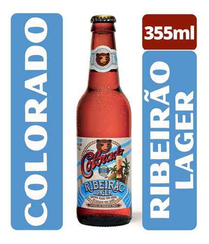 Cerveja artesanal Colorado Ribeirão Lager 355ml