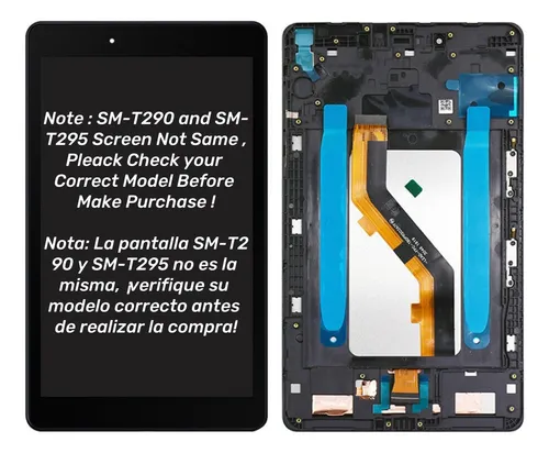 P-m Pantalla Lcd Con Marco Para Samsung Tab A 8.0 Sm-t290