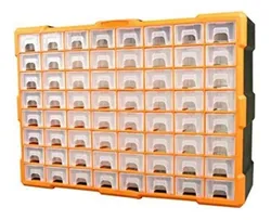 Comprar Caixa Organizadora 64 Gavetas 370x530x170mm Profissional no Mercado Livre