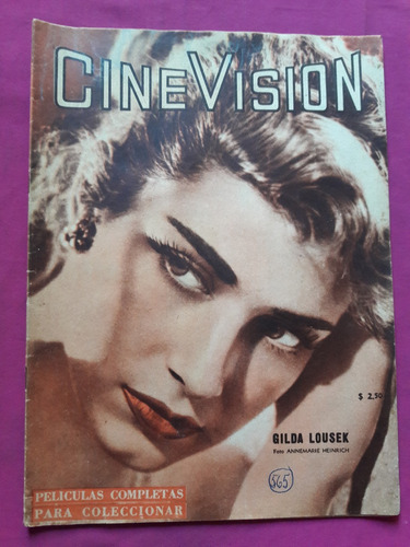 Revista Cine Visión Nº 565 - Gilda Lousek Foto Anne Heinrich