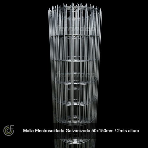 Malla Alambre Cerco Electrosoldada 50x150mm 2mt Rollo X 4mts