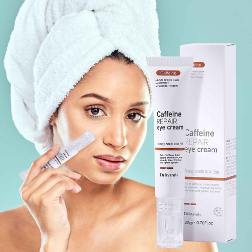 Creme Para Os Olhos Com Cafeína, Hidratante, Clareador, Remo