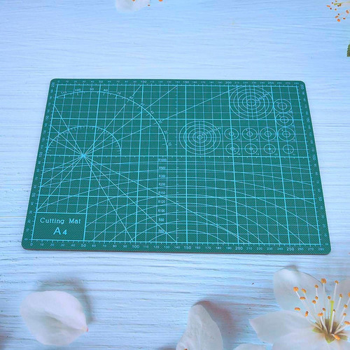 Tabla De Cortar A3 Líneas De Rejilla Pvc Mat Papel Autocurat