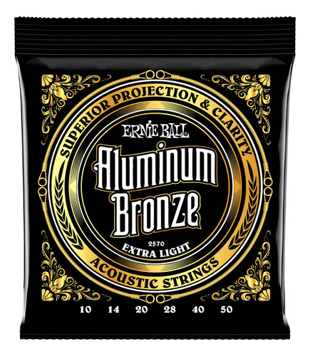 Encordado Ernie Ball Bronce Xlight Guitarra Acústica 2570