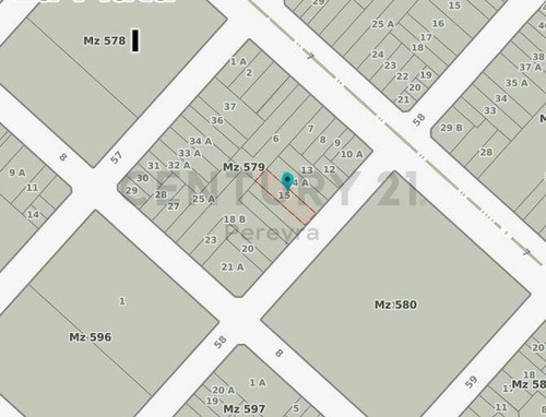 Imagen 2 de 3 de 58 Entre 7 Y 8 - Lote De 400 M2 A La Venta - La Plata