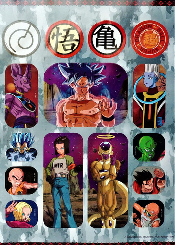 Cuaderno Mediano Dragon Ball Super Goku Fases Cuadros 100hoj | MercadoLibre
