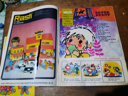 Revista Anteojito N° 341 Con Autoadhesivos Año 1971 (Usado)