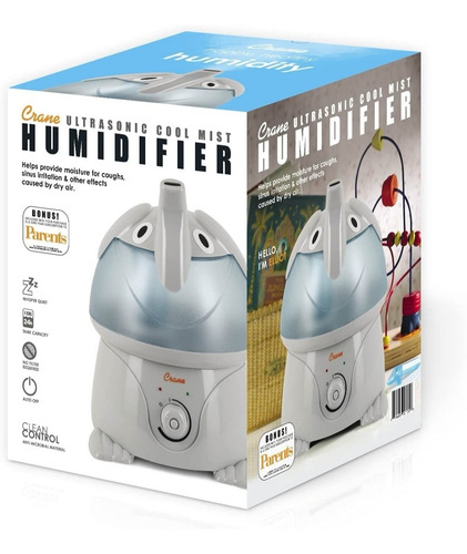 Humidificador Crane Ultrasónico Cool Mist 3.8l Elefante