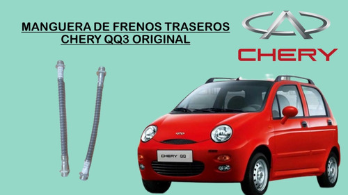 Manguera Flexible De Frenos Traseros Chery Qq3 Original