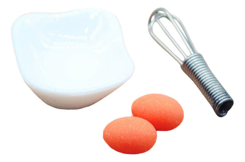Juego De Batidor De Huevos A Escala 1/12, Juguete 4 Piezas