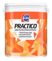 Comprar Pintura Latex Elbex Practico 10 Lts. Blanca Int-ext