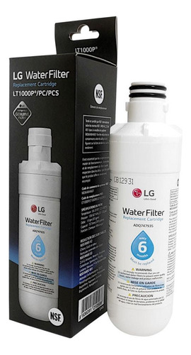 Filtro Para Geladeira LG Gc-l228 Gm86sdd Agf80300704