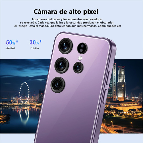 Android Celulares Mini S24 Ultra 3.5 Pulgadas Barato Ram2gb Y Rom16gb Púrpura