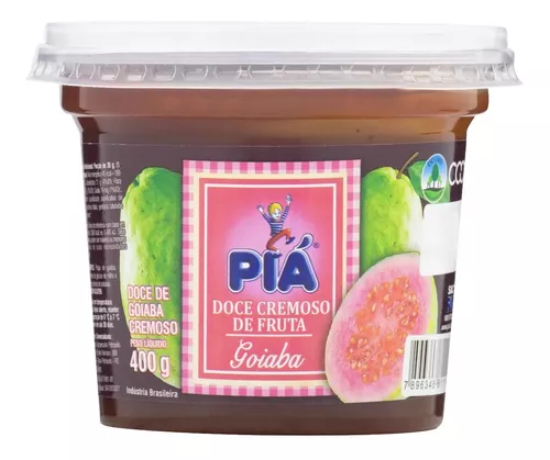 Geléia Piá Pote Chimia Doce Cremoso Schimier Uva 5x400 Gr