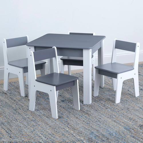 Gap Gapkids - Juego De Mesa Y 4 Sillas, Certificado Greengua