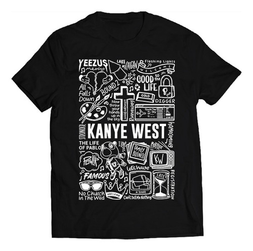 Polera Kanye West - Temazos White
