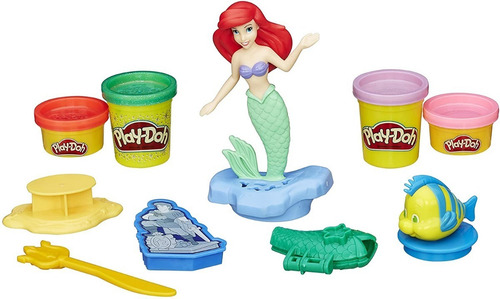 Imagen 2 de 2 de Play-doh Ariel Y Sus Amigos Del Mar - Original Hasbro