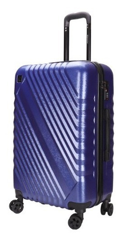 Valija Rígida Mediana 24 4 Ruedas Giro 360 Resistente Candado Manija Telescopica Textura Happy Buy