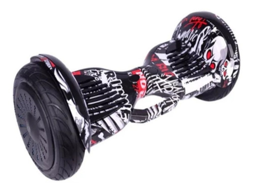 Imagen 1 de 6 de Hoverboard Electrica Patineta Con Luces Ruedas 10 Pulgadas