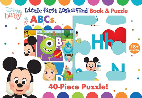 Libro Disney Baby: Little First Look And Find Book & Puzz...