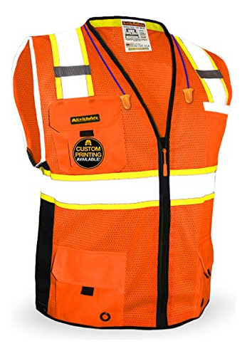 - Charlotte, Nc - Big Kahuna Safety Vest [11 Pockets] C...