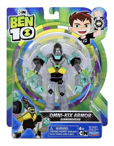 Ben 10 Omni-kix Armor Diamondhead Figura De Acción