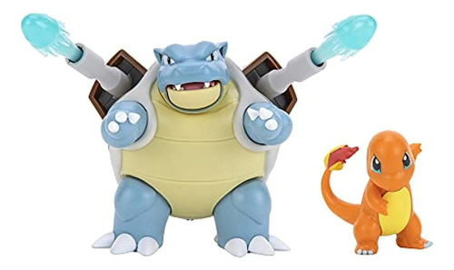 Pokemon Battle Figure 2 Pack Blastoise & Charmander - Figura