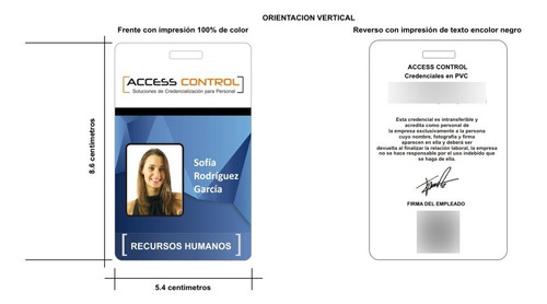 Carnet Pvc, Credenciales, Portacredenciales