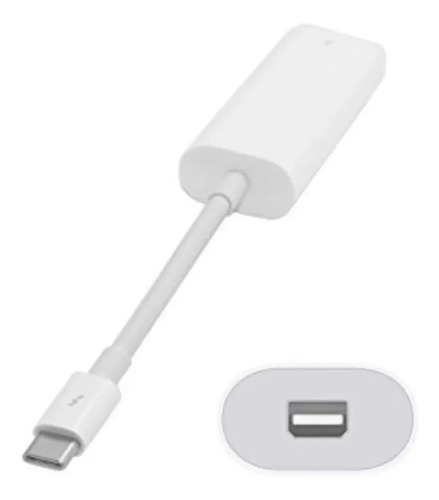 Adaptador Thunderbolt 3 Usb C A Thunderbolt 2 Original Apple Blanco