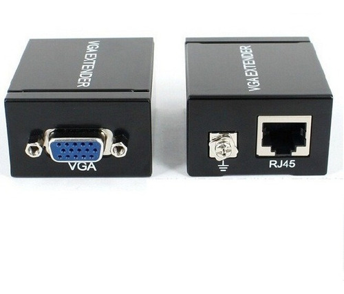 Extender Vga Extensor Vga Utp Rj45 Hasta 60 Metros Cat 5e/ 6