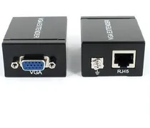 Comprar Extender Vga Extensor Vga Utp Rj45 Hasta 60 Metros Cat 5e\u002F 6