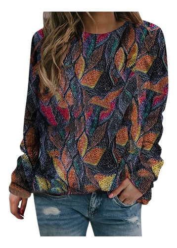 Tops De Mujer Estampados A Cuadros Sueltos De Manga Larga Ho Tops De Mujer Estampados A Cuadros Sueltos De Manga Larga Ho