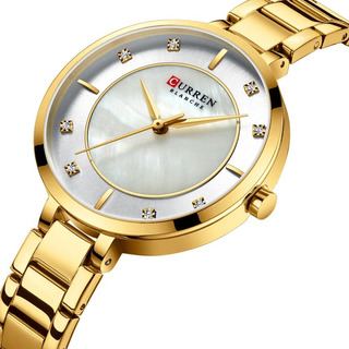 Reloj Curren 9051 Para Mujer Dama Negocios Casual Original