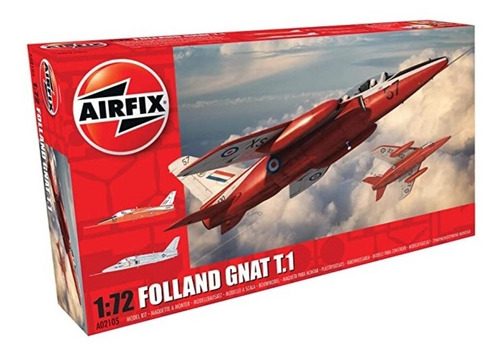 Maqueta Folland Gnat T1 Avión 1/72 Airfix 2105 Para Armar 