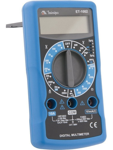 Multimetro Digital Ótimo Custo Beneficio Et-1002 - Minipa