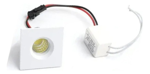 Kit 10 Mini Spot 3w Luminaria Embutir Branco Quente 3000k 110/220v (bivolt)