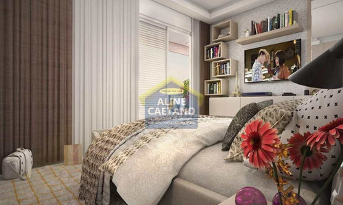 Ap 3 Dorm 2 Vagas Guilhermina, Sinal R$ 56mil - Vesa1098