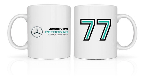 Taza F1 Valtteri Bottas Mercedes Formula Uno 11oz 2021 