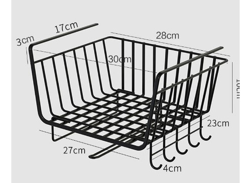 Cesta De Almacenamiento Para Debajo De La Estantería, Color
