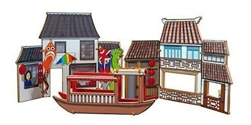 World Village Playset - China Deluxe Companion Pack (tienda,