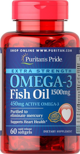 Omega 3 Fish Oil 1500 Mg Puritans Pride Extra Strength
