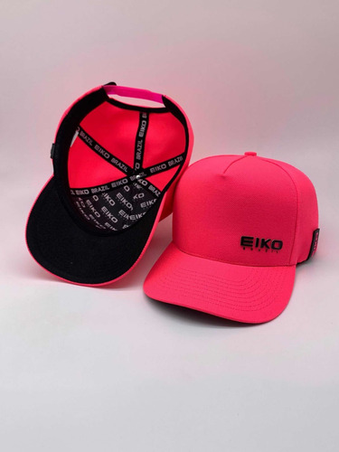 Boné Eiko Brazil Original Pink Flúor Premium