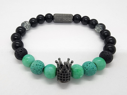 Pulsera Verde Negro Volcanica Corona Negra - Pulse 