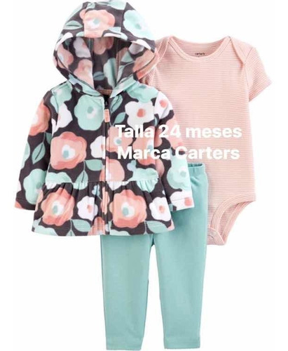 Set De Tres Piezas Marca Carters Bebés Y Niños (as)