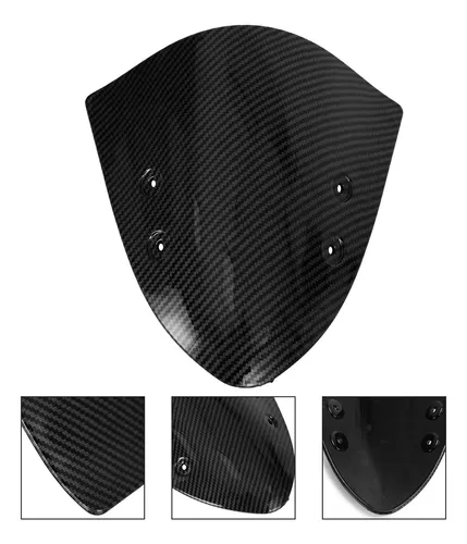 Parabrezza Per Kawasaki ER-6N 2009-2011, In Plastica ABS, Protezione Vento E Look Sportivo