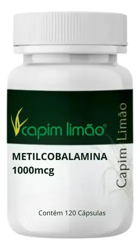 Metilcobalamina 1000mcg 120 Cápsulas