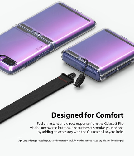 Imagen 2 de 5 de Funda Samsung Galaxy Z Flip Ringke Slim Original Delgada