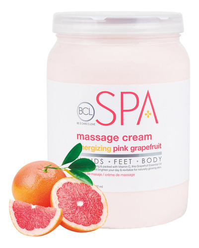 Crema BCL Spa Be Care Love en pote 1.892kg pomelo